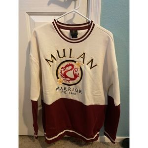 Disney Mulan Princess Crewneck Sweater